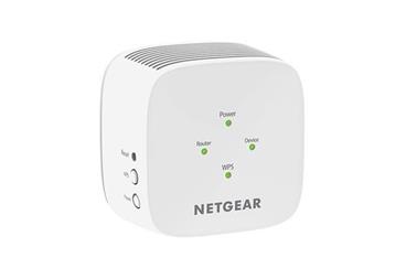 Netgear Dual-band WiFi Range Extender, 750Mbps, Wall-plug, External Antenna - EX3110-100PES