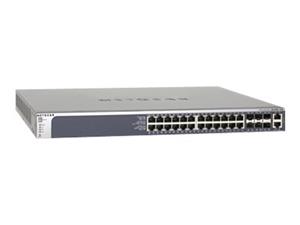 Netgear M4100 24x 10/100/1000 Layer 2+ Managed Gigabit Switch with static routing, 4 SFP GBIC slots, 24 PoE ports