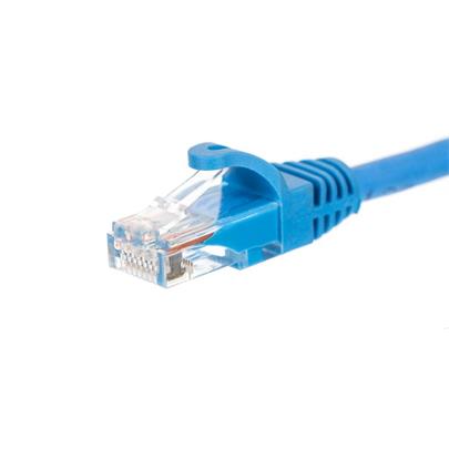 Netrack patch kabel cat.5e RJ45 15m modrý