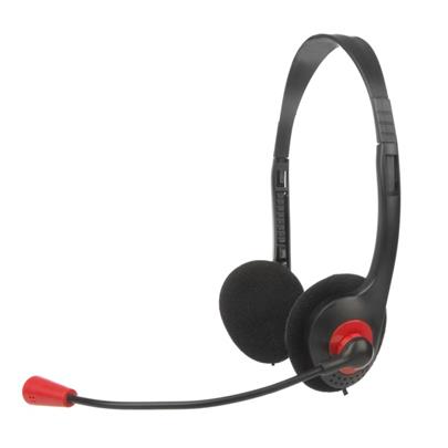 NGS MS104 headset pro volání skype/gaming/32ohmů