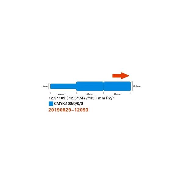 Niimbot štítky na kabely RXL 12,5x109mm 65ks Blue pro D11 a D110