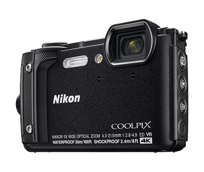 Nikon Coolpix W300 černý, 16MPx,5xOZ,4K Video