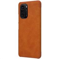 Nillkin Qin Book Pouzdro pro Xiaomi Poco F3 Brown