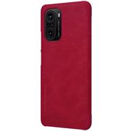 Nillkin Qin Book Pouzdro pro Xiaomi Poco F3 Red