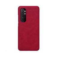 Nillkin Qin Leather Case pro Xiaomi Mi Note 10 Lite Red