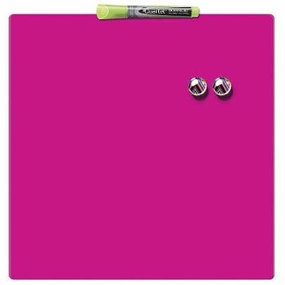 NOBO Quartet board 36x36 cm, pink, magnetic, dry-erase