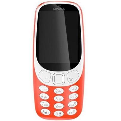 NOKIA 3310 Dual SIM Red, mobilní telefon červený, podporuje 2 SIM karty, fotoaparát, FM rádio