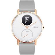 Nokia Steel HR (36mm) Rose Gold w/ Grey Silicone wristband