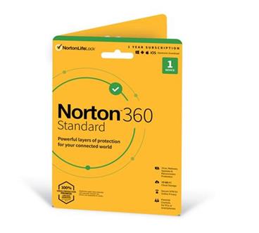 NORTON 360 STANDARD 10GB + VPN 1 uživatel pro 1 zařízení na 3 roky
