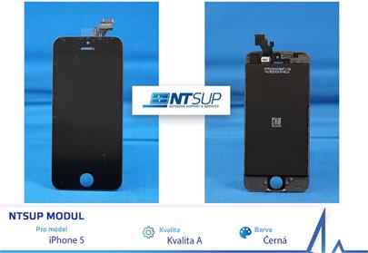 NTSUP LCD modul iPhone 5 černý kvalita A