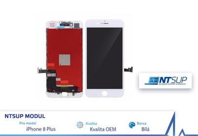 NTSUP LCD modul iPhone 8 PLUS bílý OEM