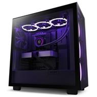 NZXT skříň H7 Elite Edition / ATX / 4x 140mm (3x RGB) fan / USB-C / 2x USB/ proskl. bočnice / proskl. panel / černá