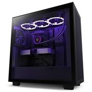 NZXT skříň H7 Flow edition / ATX / 2x 120 mm fan / USB-C / 2x USB / prosklená bočnice / mesh panel / černá