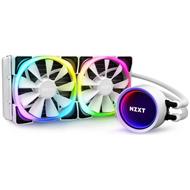 NZXT vodní chladič Kraken X53 RGB / 2x 120mm fan / LGA 2066/2011(-3)/1366/1156/1155/1151/1150/AM4 / bílá