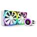 NZXT Water cooling Kraken Z63 White RGB 280mm Illuminated fans and pump