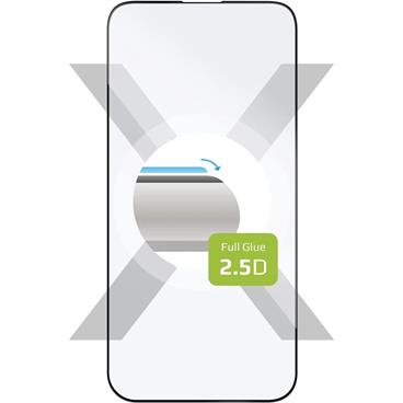 Ochranné tvrzené sklo FIXED Full-Cover pro Apple iPhone 14 Pro Max, lepení přes celý displej, černé