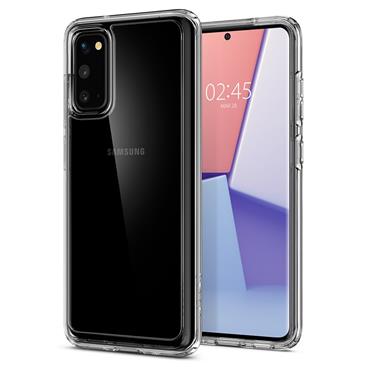 Ochranný kryt Spigen Ultra Hybrid pro Samsung Galaxy S20 transparentní