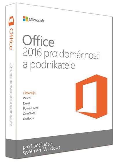 Office Mac Home Business 1PK 2016 EuroZone (včetně CZ prostředí) Medialess