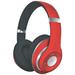 Omega FREESTYLE FH0916R bluetooth sluchátka s microSD, červená