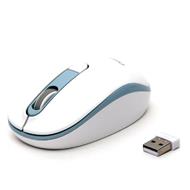 OMEGA MOUSE WIRELESS1000/1200/1600 DPI WHITE-BLUE