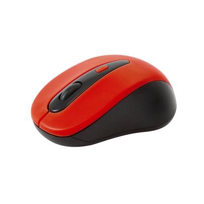 OMEGA myš OM-416, bezdrátová 2,4GHz, 1600 dpi, nano USB přijímač, červená