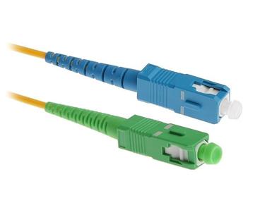 Optický patch kabel, SC(upc) -SC(apc), Singlemode, Simplex, 1m