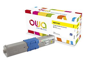 OWA Armor toner pro OKI 46471101,žlutá/yellow