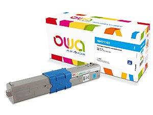 OWA Armor toner pro OKI 46471103,modrá/cyan