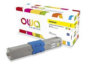 OWA Armor toner pro OKI 46490401,žlutá/yellow