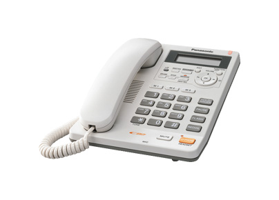 Panasonic KX-TS620FXW - jednolinkový telefon, bílý, digitální záznamník