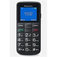 Panasonic KX-TU110EXB mobilní telefon pro seniory - barevný displej, Dual Sim, microSD, černý