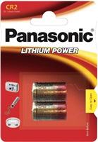 PANASONIC Lithiové - FOTO baterie CR-2L/2BP 3V (blistr - 2ks)