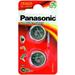 PANASONIC Mincové (knoflíkové) baterie - lithiové CR-2025EL/2B 3V 2ks