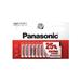 PANASONIC Zinkouhlíkové baterie - Red Zinc - blistr AAA 1,5V balení - 10ks