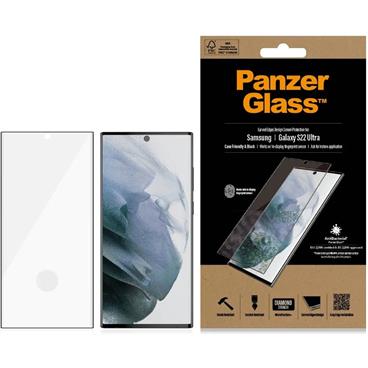 PanzerGlass™ Samsung Galaxy S22 Ultra (okrajové lepení s funkčním otiskem prstů)