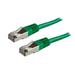Patch kabel Cat 5e FTP 0,5m - zelený