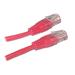 Patch kabel Cat 5e UTP 0,5m - červený