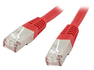 Patch kabel Cat 6 FTP 0,25m -červený