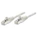 Patch kabel Cat5e compatible, CCA, F/UTP, PVC, 0.5 m, šedý