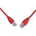 Patch kabel CAT5E SFTP PVC 5m červený