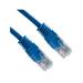 Patch kabel Cat5E, UTP - 3m , modrý