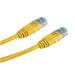 Patch kabel Cat5E, UTP - 5m , žlutý