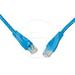 Patch kabel CAT5E UTP PVC 0,5m modrý