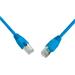 Patch kabel CAT6 UTP PVC 0,5m modrý