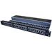 Patch panel 24p. CAT.6 1U,4x6 LSA, STP, 19", černý