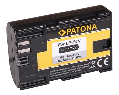 PATONA baterie pro foto Canon LP-E6 1600mAh Li-Ion