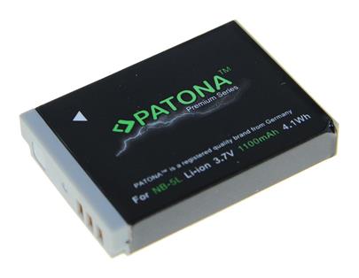 PATONA baterie pro foto Canon NB-5L 1100mAh Li-Ion Premium