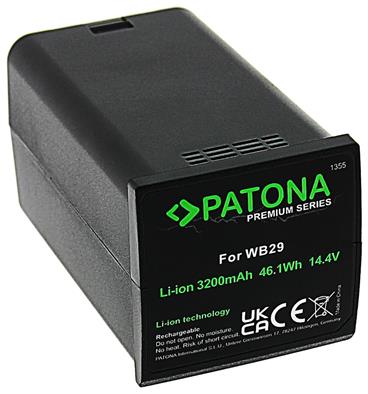 PATONA baterie pro foto GODOX AD200 3200mAh Li-Ion 14,4V WB29