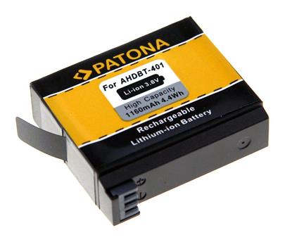 PATONA baterie pro videokameru GoPro Hero 4 AHDBT-401 1160mAh Li-Ion