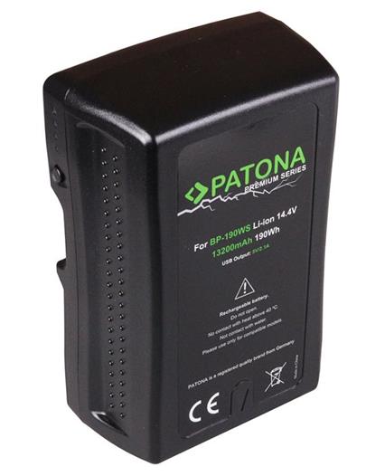 PATONA baterie pro videokameru Sony BP-190WS 13200mAh Li-Ion Premium